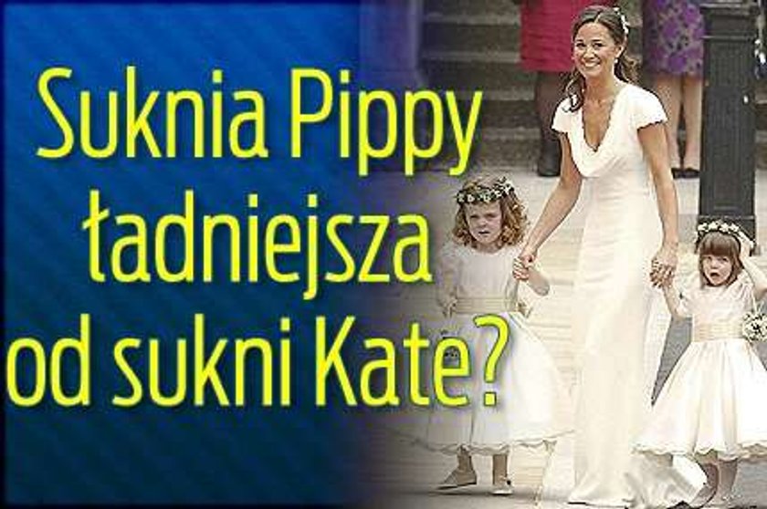 Suknia Pippy ładniejsza od sukni Kate?