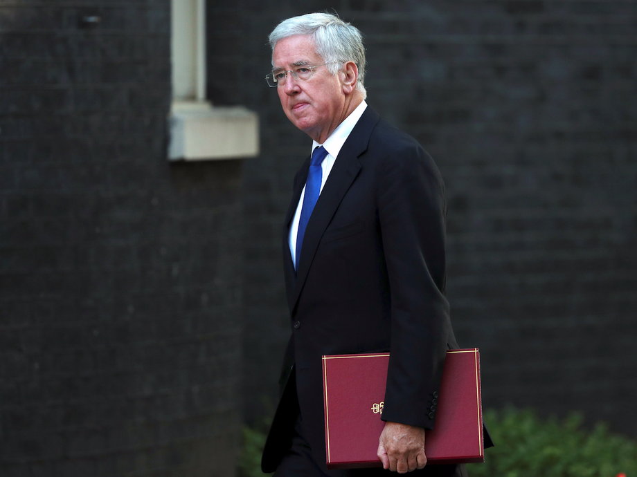 Michael Fallon, whom North Korea attacked for giving "reckless remark."