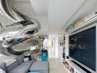 SkyHouse: zainspirowany algorytmem penthouse z 4-piętrową zjeżdżalnią (ZDJĘCIA)