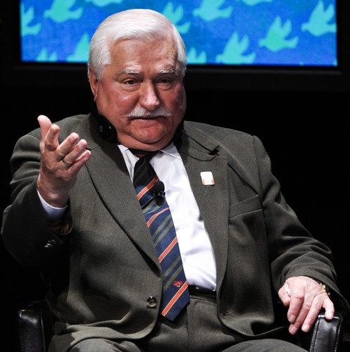 Lech Wałęsa na szczycie w Chicago
