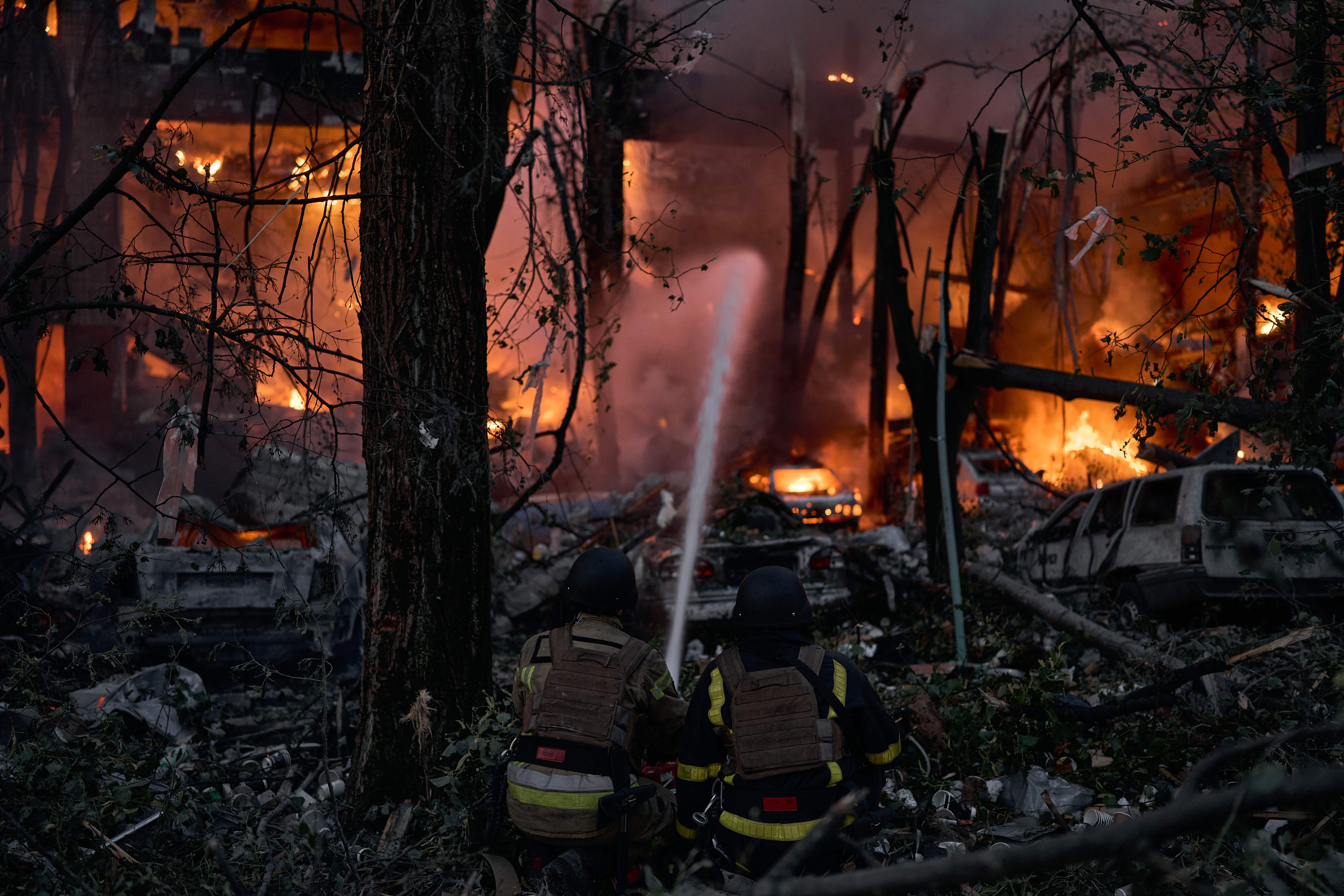 Kiev: 1 muerto y 26 heridos en ataque masivo ruso