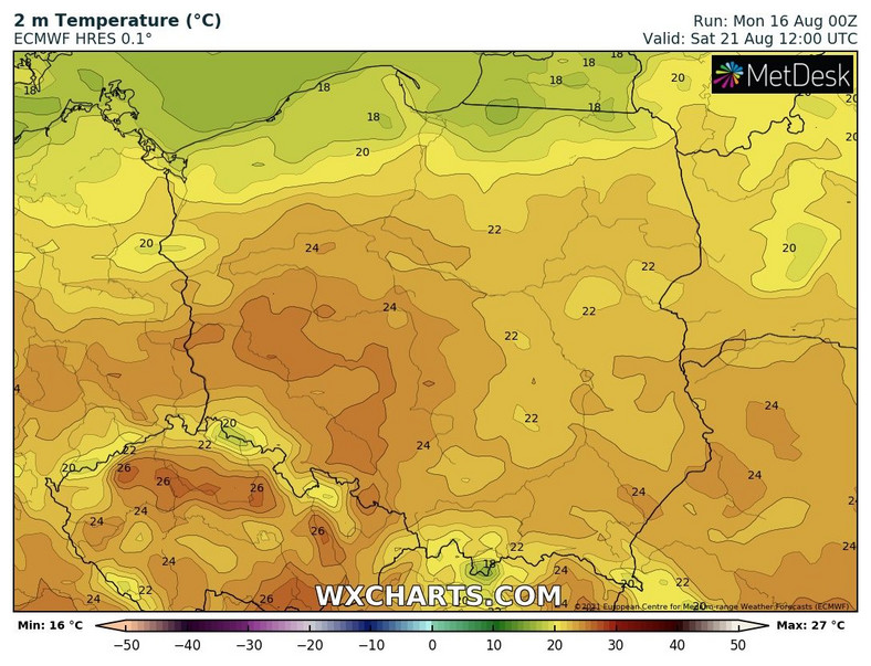 Weekend zapowiada się jednocześnie cieplej