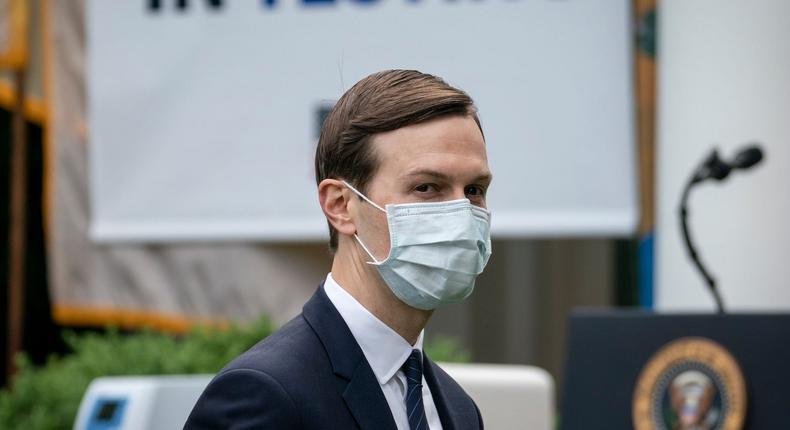 Jared Kushner at a press briefing about the coronavirus at the White House on May 11, 2020.