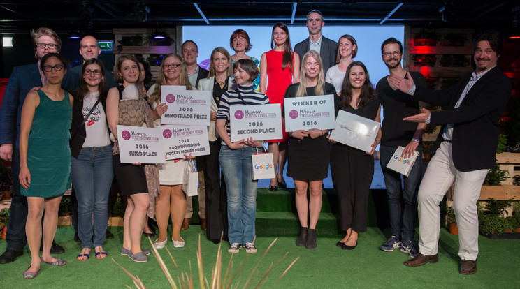 Taroltak a női startupok a nemzetközi versenydömpingen, Budapesten / Fotó: Women Startup Competition