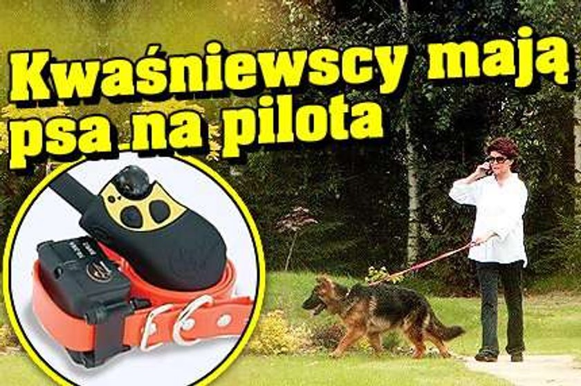 Kwaśniewscy mają psa na pilota