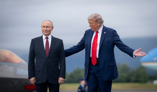 Vladimir Putin i Donald Tramp na Aljasci