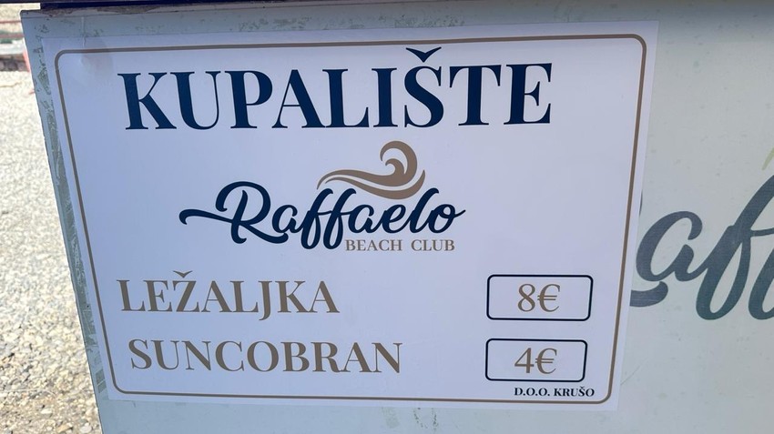 Cena ležaljki u Herceg Novom