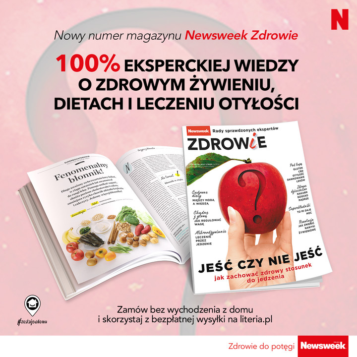 Najnowszy numer Newsweek Zdrowie - zamów bez wychodzenia z domu