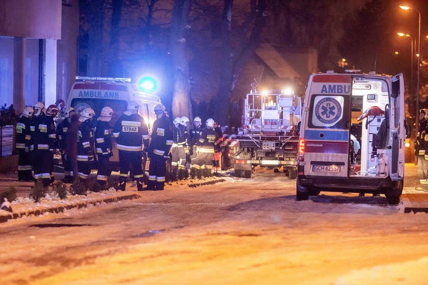 Tragiczny pożar w hospicjum w Chojnicach. Są ofiary śmiertelne 