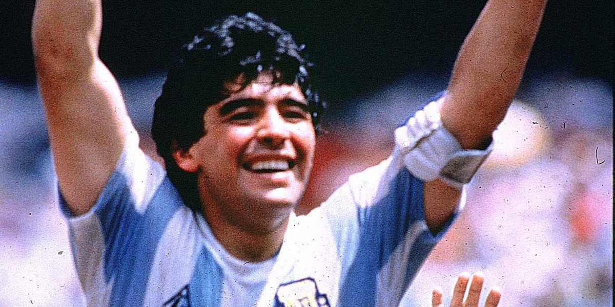 Diego Maradona poprowadził Argentynę do mistrzostwa świata w 1986 roku