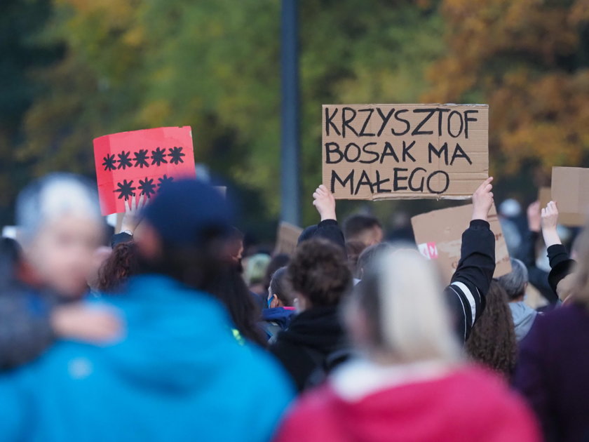 Strajk kobiet w Łodzi