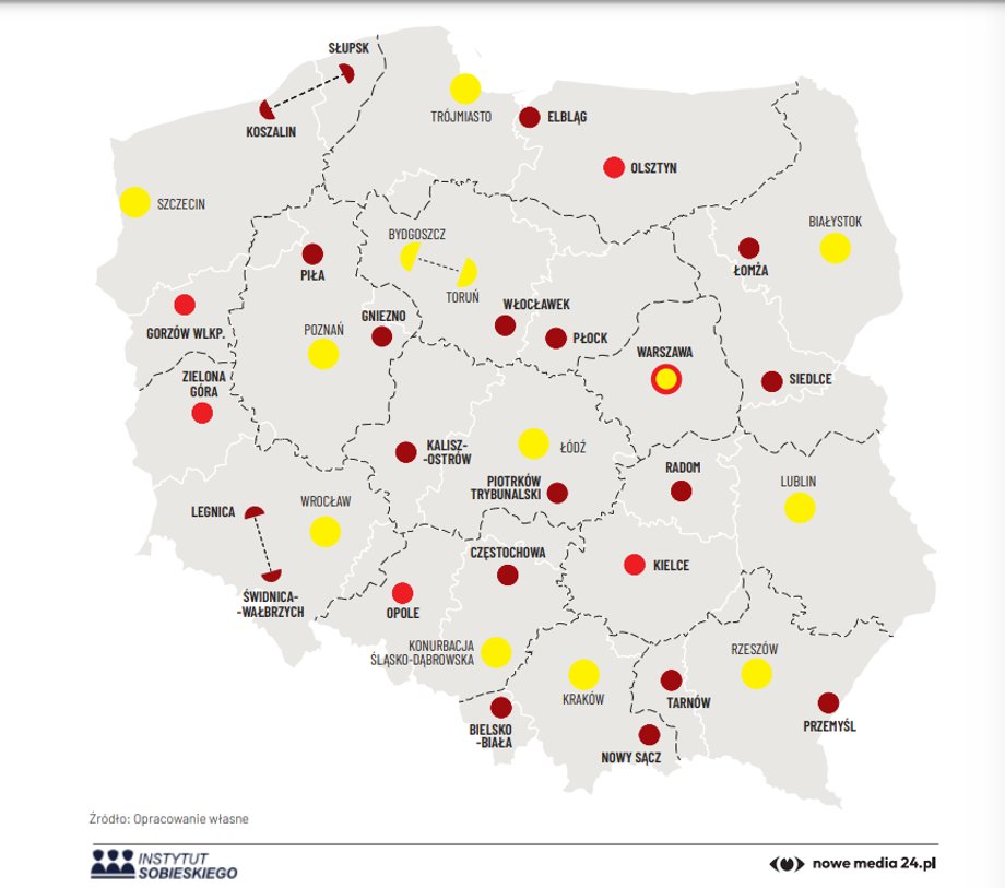 Wariant IV: 12 województw