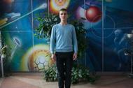 Fot. Konstantin Chernichkin  Maksym Gorkosin. glowa studenckoji rady Politechnicznego Uniwersytetu Czernichowa, 5 grudnia 2013