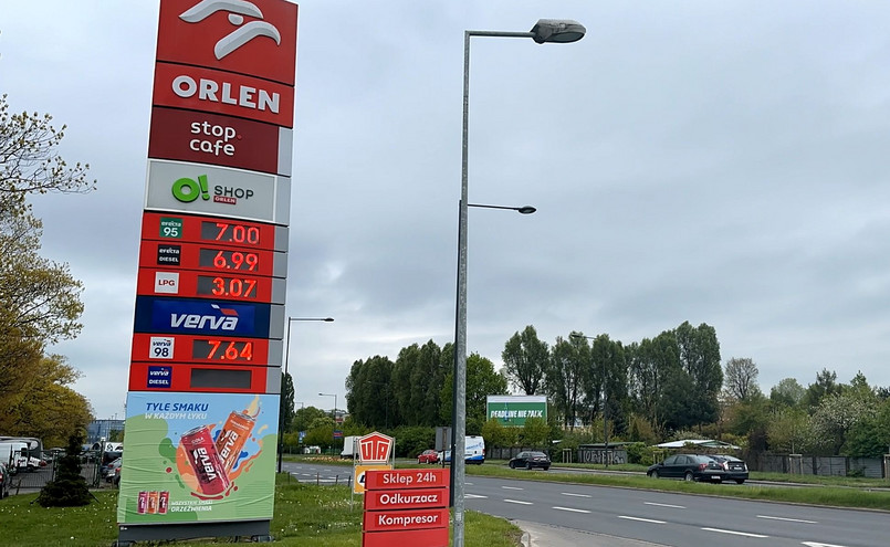 Ceny paliw - stacja Orlen 24 kwietnia 2024