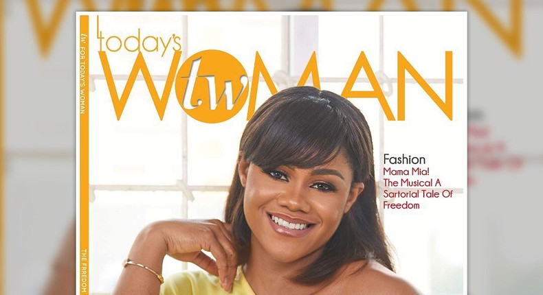 Busola Dakolo is the new cover of TW Magazine's January/ February issue [Instagram/ TODAY'S WOMAN MAGAZINE]