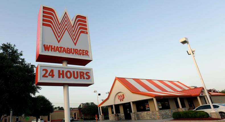 Some Houston residents used Whataburger's app to track power outages.Eric Gay/AP