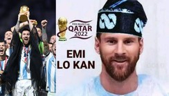 Tinubu celebrates with Messi as Argentina beats France to win World Cup