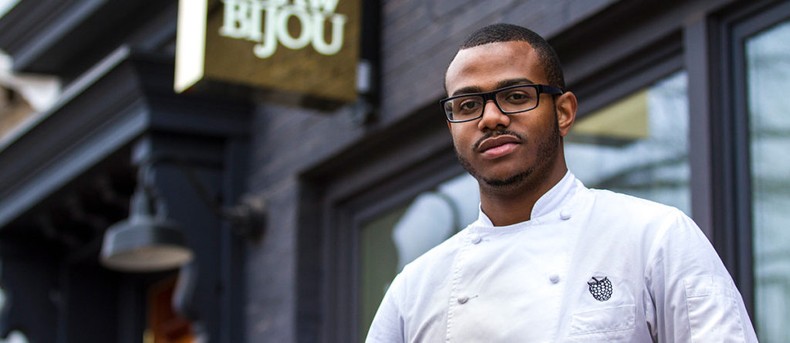 kwame Onwuachi is rewriting the narrative in spaces that once overlooked Black chefs and has brought his story into each of his restaurants