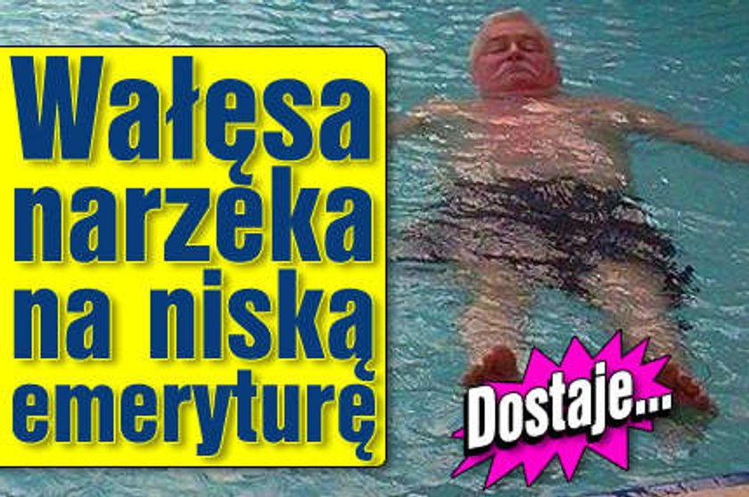 Wałęsa narzeka na emeryturę! Dostaje...