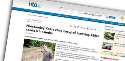 W Koźlu chcą zasypać rzeczkę, która ich zalała