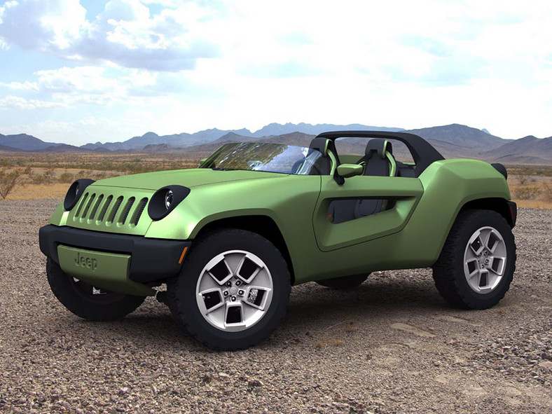 Detroit 2008: Jeep Renegade Concept – minimalistyczny roadster do terenu