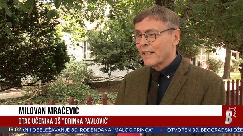 Milovan Mračević, otac đaka OŠ Drinka Pavlović