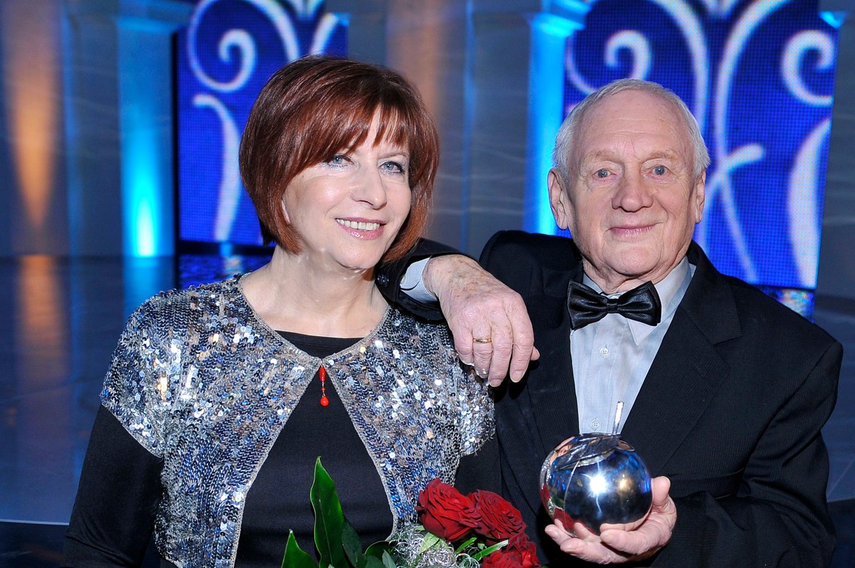 Krystyna i Witold Pyrkoszowie na zdjęciu z 2008 r.