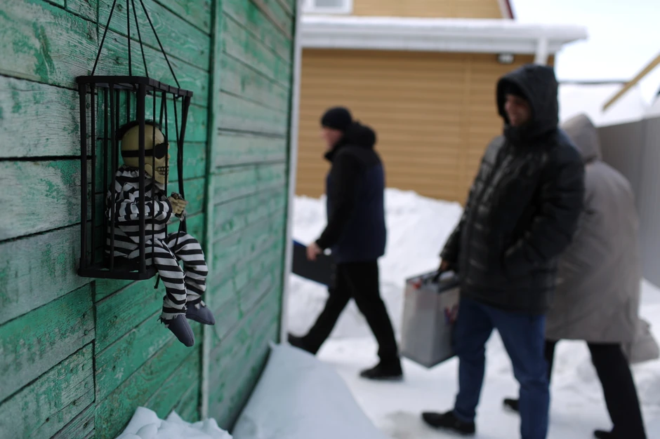 Izbori u Rusiji - glasačko mesto u selu Nikolajevka kod Omska