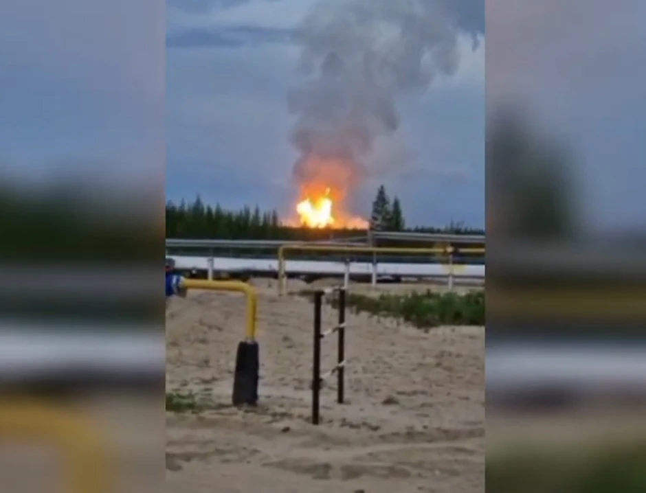 Požar na ruskom gasnom nalazištu