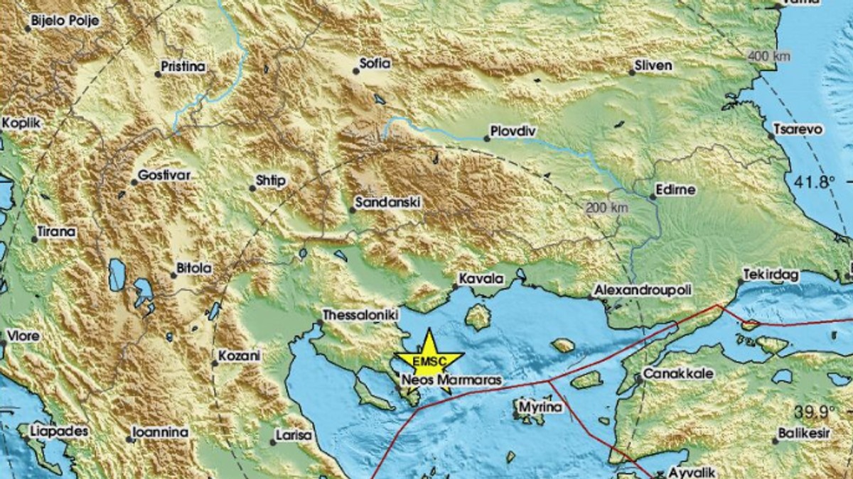 Zemljotres na Svetoj Gori