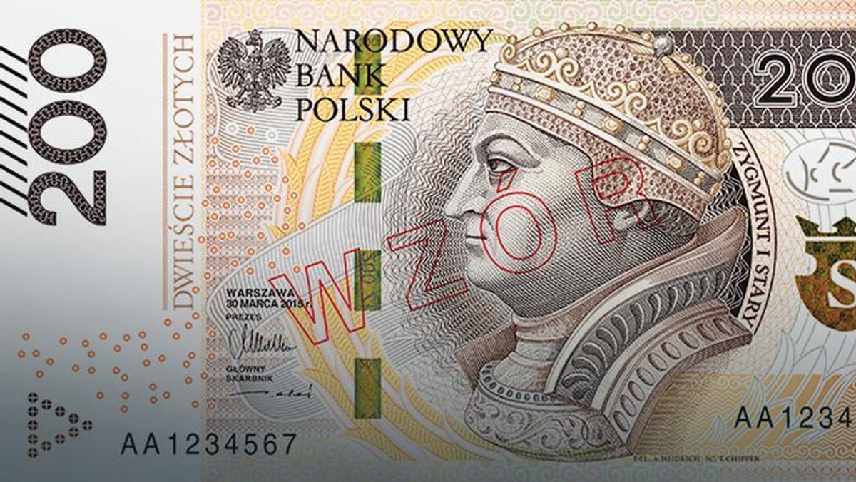 200 zł, banknot, nbp