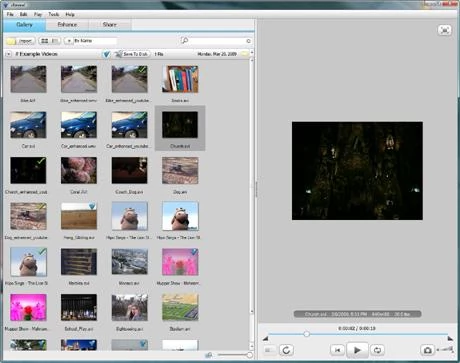 vReveal - galeria miniatur plików video z obserwowanych folderów