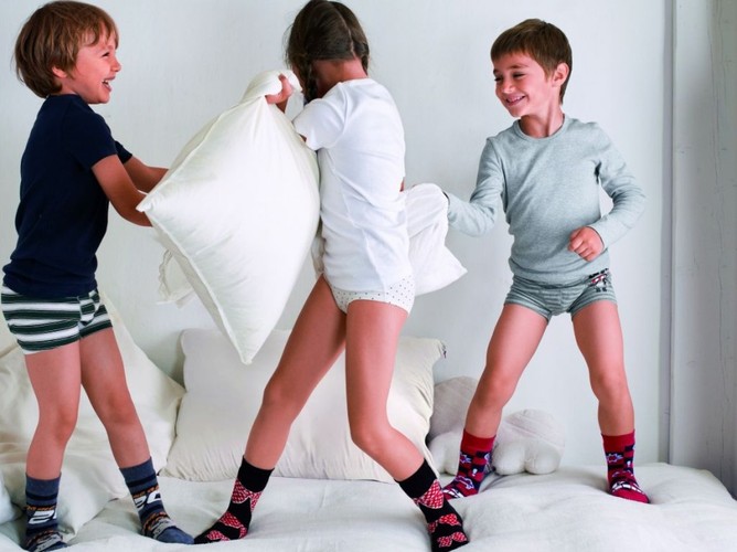 Kolekcja dziecięca Calzedonia, jesień/zima 2011/2012 - zdjęcia z kampanii promocyjnej.