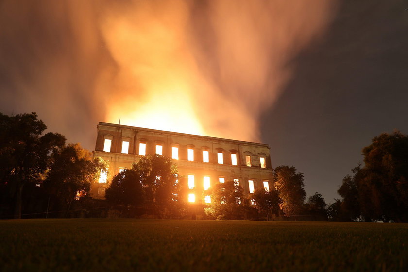 Pożar Muzeum Narodowego w Rio de Janeiro