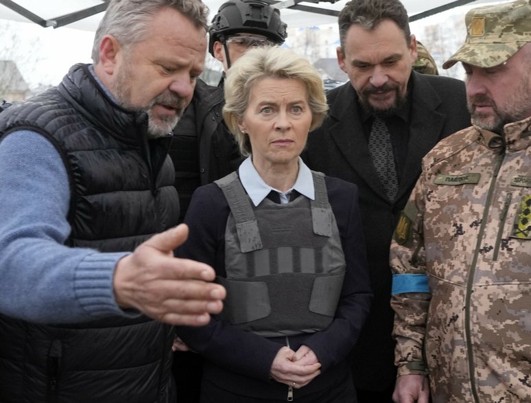 Ursula von der Leyen w Buczy