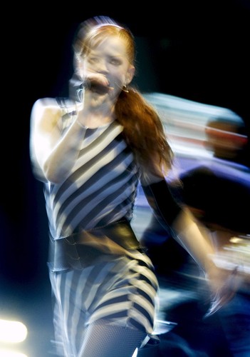 Shirley Manson i Garbage w roku 2005