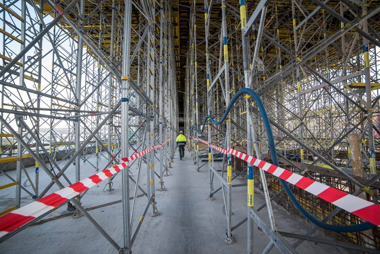 Powierzchnia użytkowa nowego dworca to ponad 6 tys. m2., a kubatura przekroczy 40 tys. m3. <br><br> (mr) PAP/Tytus Żmijewski