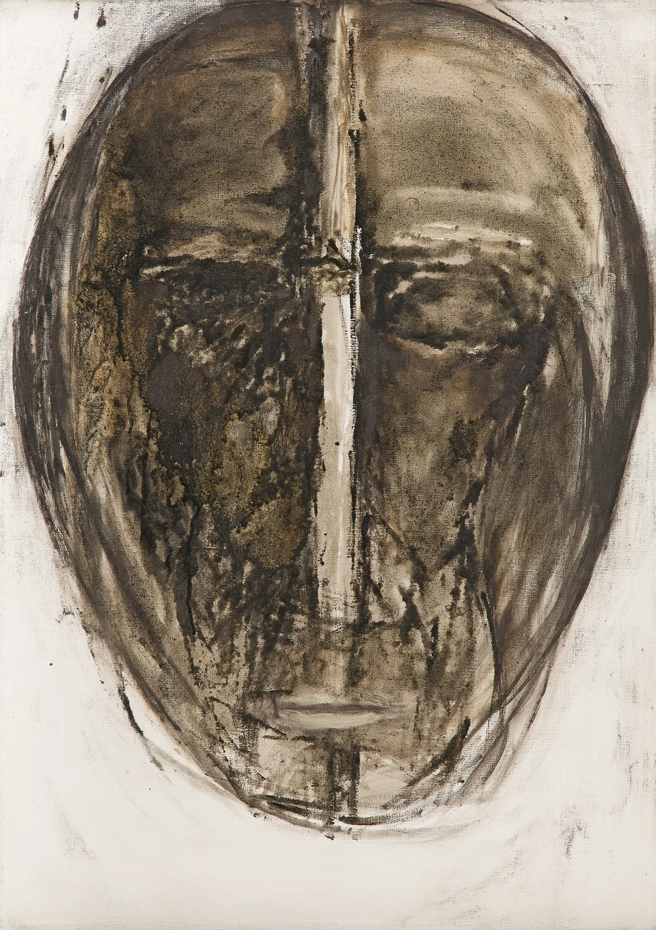 192 tys. zł. Magdalena Abakanowicz - Bez tytułu, z serii „Twarze nie będące portretami”, praca na papierze, 1983 rok. 