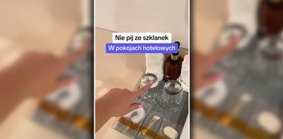 Ujawniła prawdę o szklankach w pokojach hotelowych. Ohydne!