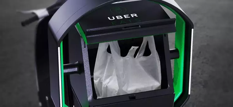 Lewitujące jedzenie w Uber Eats. Pomysł na nowy pojazd dla dostawców