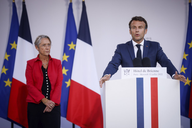 Emmanuel Macron i Elisabeth Borne