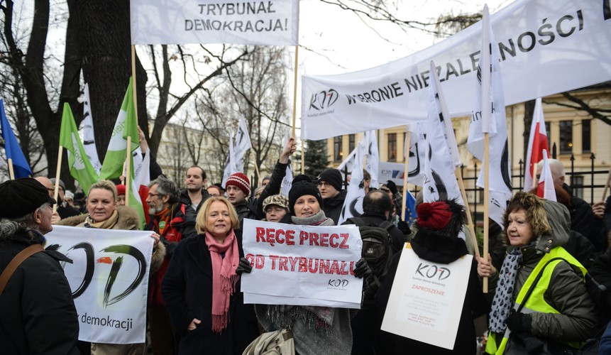 Manifestacje przed Trybunałem Konstytucyjnym