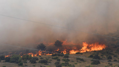 Groźny pożar w Chorwacji. Obszar w pobliżu kurortu stanął w płomieniach