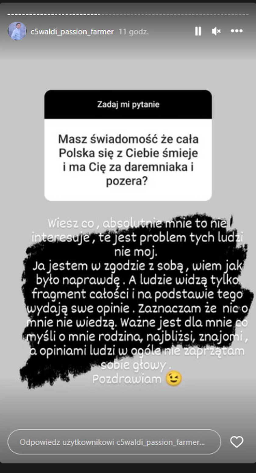 "Rolnik szuka żony", TVP, Waldemar.