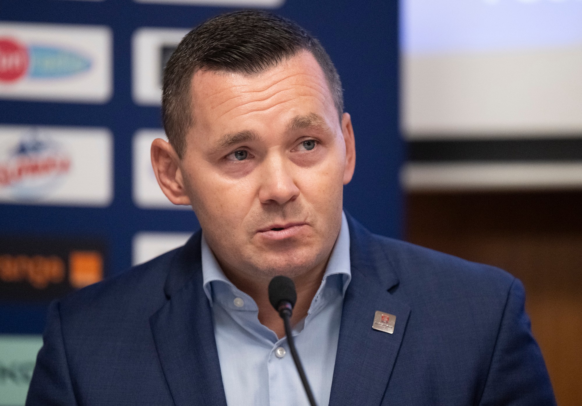 Generálny sekretár Slovenského zväzu ľadového hokeja (SZĽH) Miroslav Lažo.
