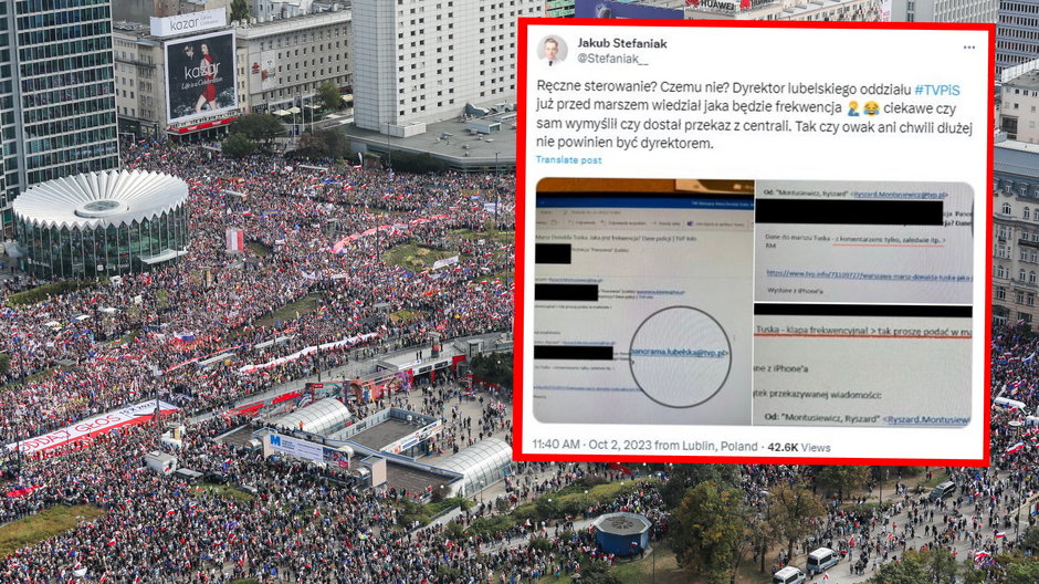 Tak TVP miało informować o Marszu Miliona Serc. "Frekwencyjna klapa"