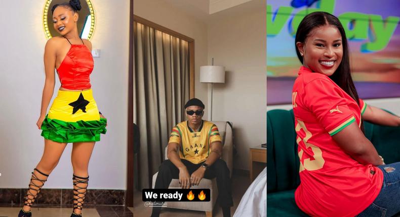 Ghanaian celebrities support the Black stars