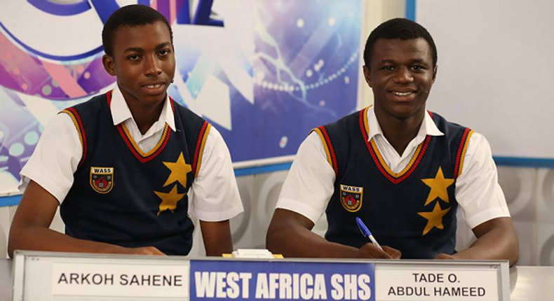 Contestants of 2018 NSMQ from WASS