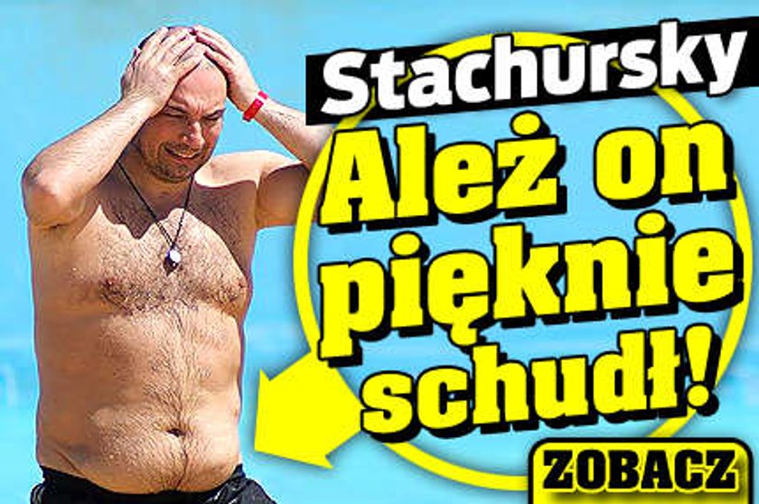 Stachursky pięknie schudł! ZOBACZ