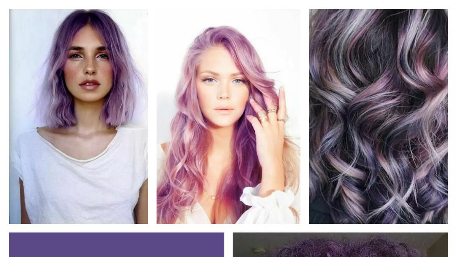 Ultraviolet na włosach: delikatnie, kobieco, odważnie i totalny odjazd!